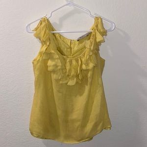 Size 10 teri Jon yellow tank top sleeveless shirt